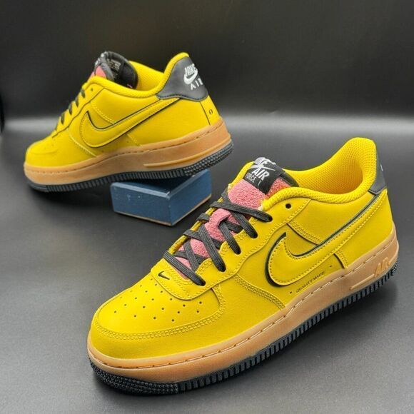 Nike Air Force 1 Low GS 'Yellow Gum' - Picture 7 of 11